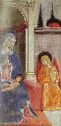 Benozzo Gozzoli Madonna and Child with Angel Playing Music USA oil painting reproduction